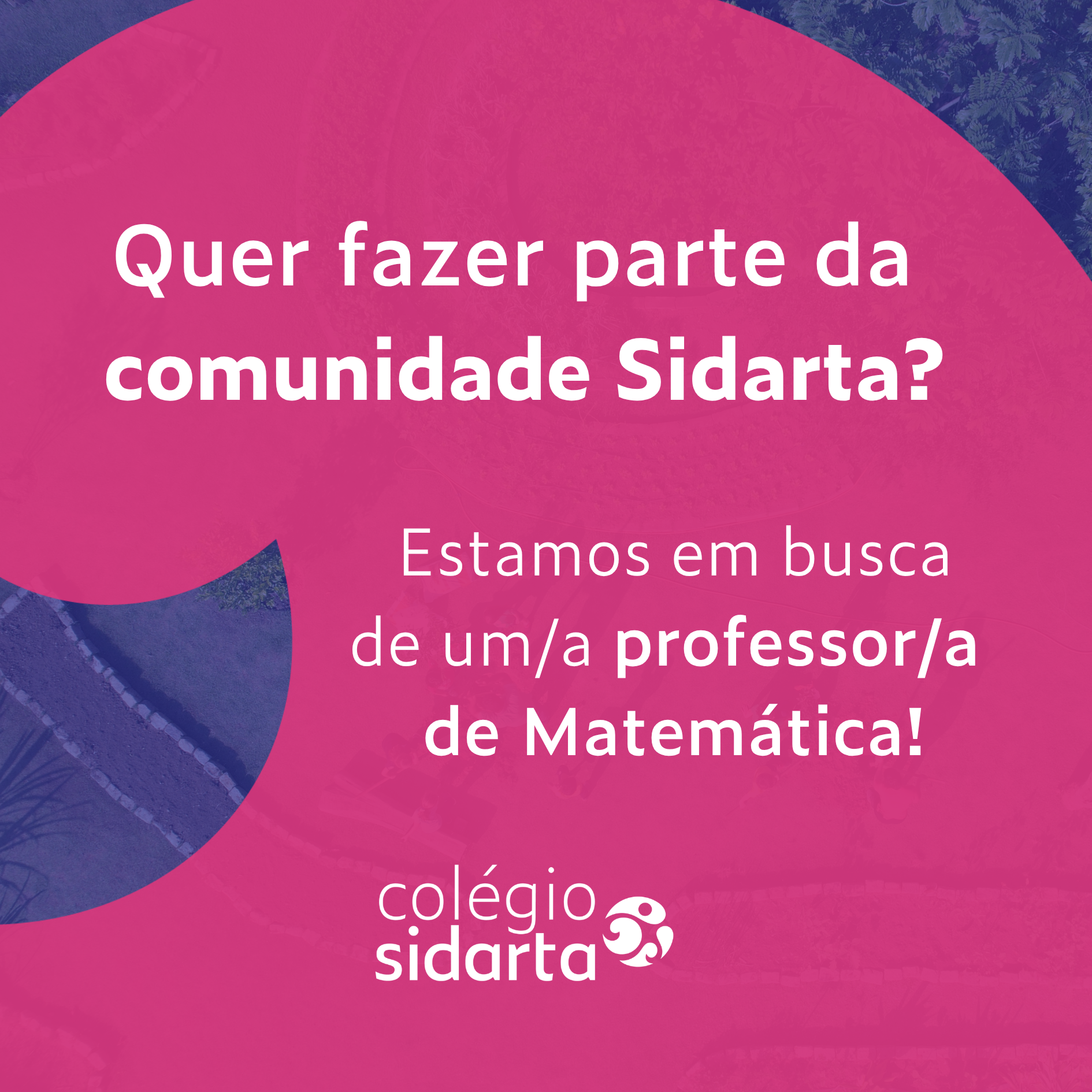 Oportunidade para professores de Matemática